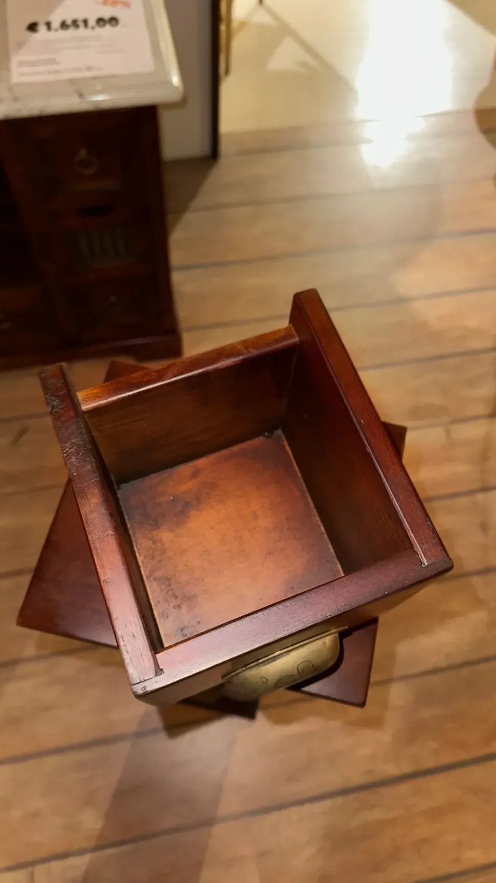 Cassettiera in Legno Porta cd cassettiera dolfi arte povera Artigianale a prezzo Outlet