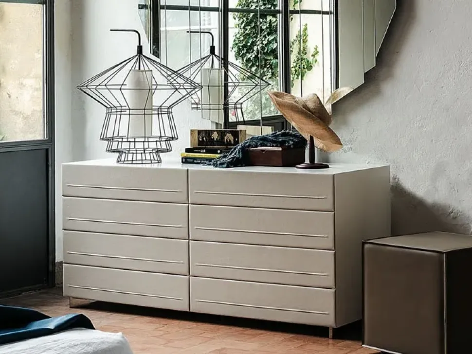 Cassettiera in Pelle Dyno Cattelan italia a prezzo Outlet