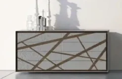 Cassettiera modello 555 in Legno Voltan scontata