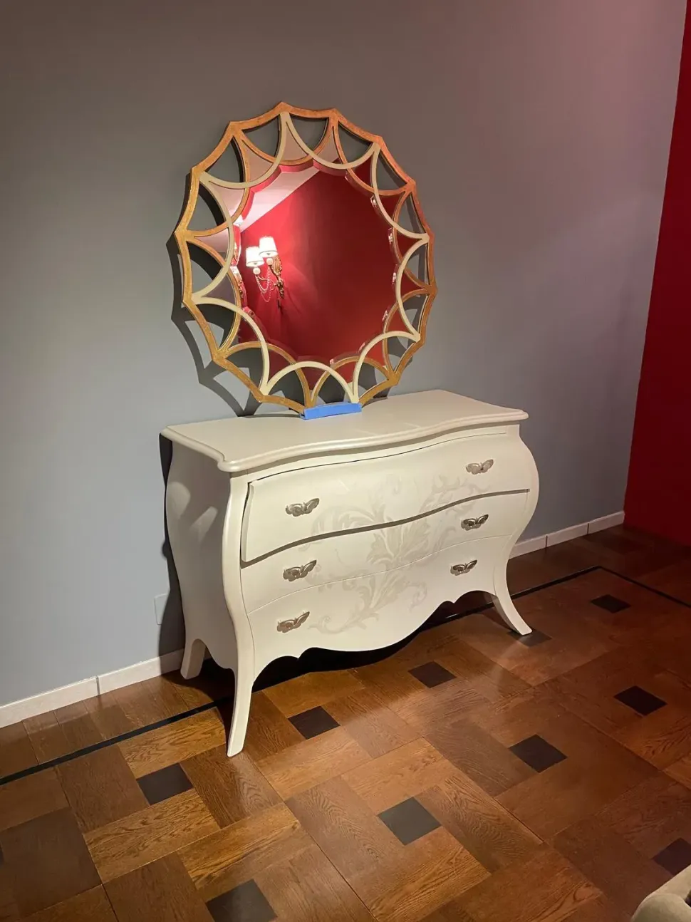 Cassettiera modello Campo dei fiori in Laccato opaco Masson matiee scontata