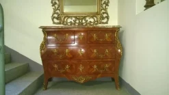 Cassettiera modello Cassettone e comodini classico in bois de rose in Legno Collezione esclusiva in offerta