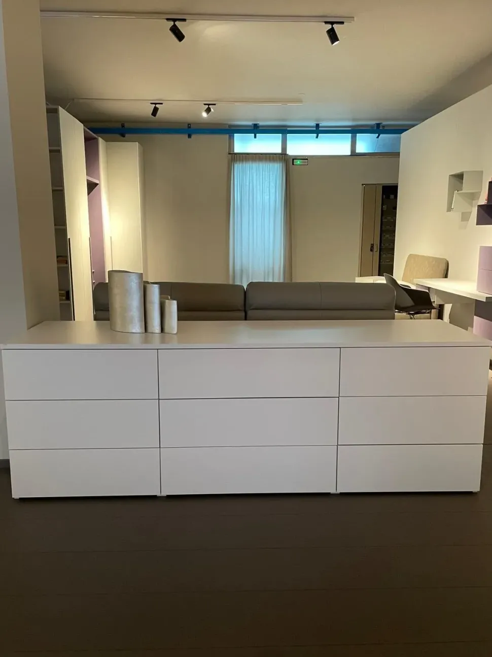 Cassettiera modello Cassettiera bianca erba in Laminato Erba mobili in offerta