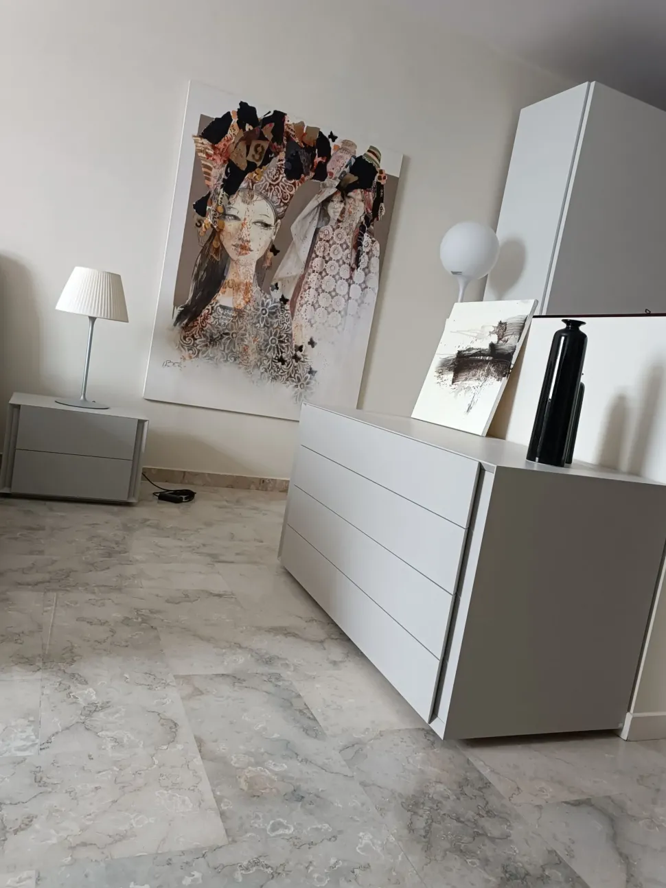 Cassettiera modello Luna in Laccato opaco Lema in Offerta Outlet