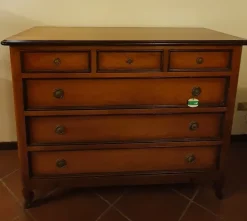 Cassettiera modello Stile luigi xv in Legno Artigianale in Offerta Outlet