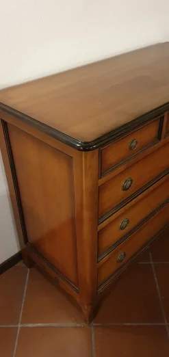 Cassettiera modello Stile luigi xv in Legno Artigianale in Offerta Outlet