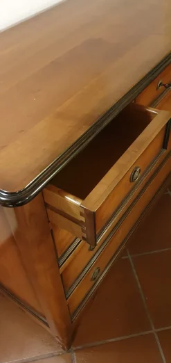 Cassettiera modello Stile luigi xv in Legno Artigianale in Offerta Outlet