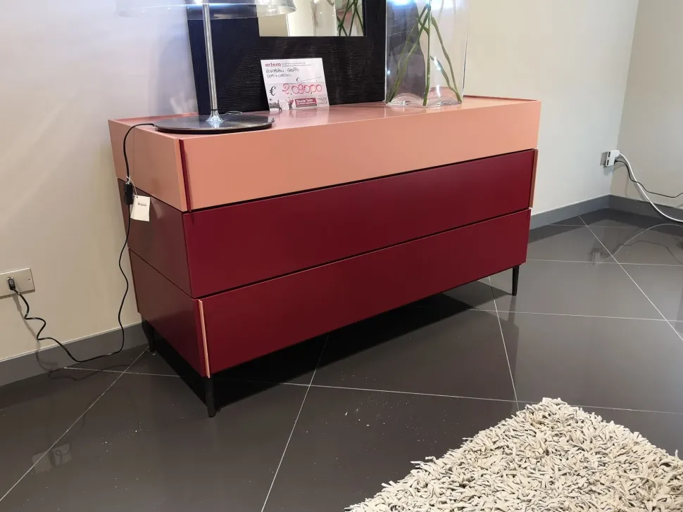 Cassettiera Moderna modello Giro giro a marchio Novamobili a prezzo Outlet