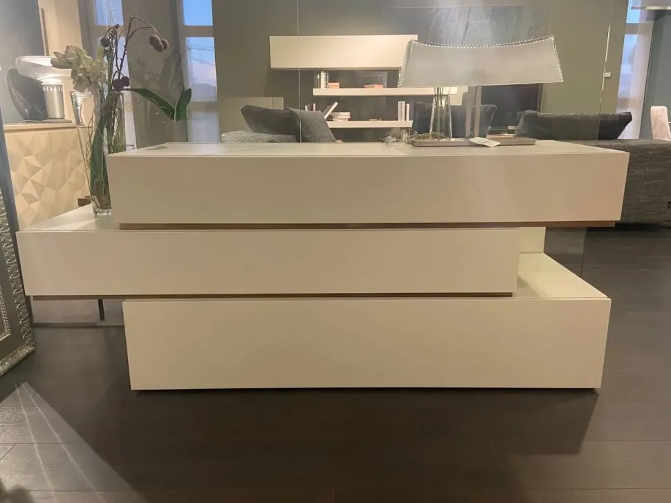 Cassettiera People Pianca in Laccato opaco a prezzi outlet