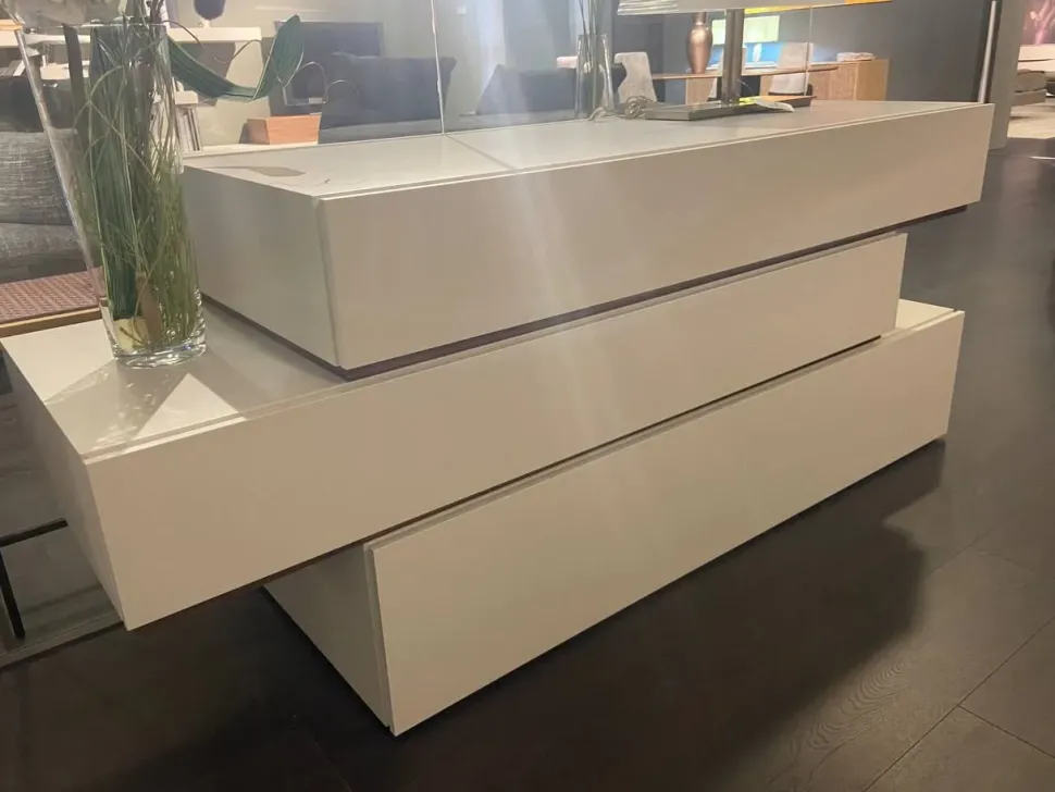 Cassettiera People Pianca in Laccato opaco a prezzi outlet