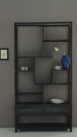 Castagnetti Soggiorno Libreria Legno Librerie Moderno