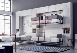 Clever letto castello a scomparsa Nikai up prezzo outlet