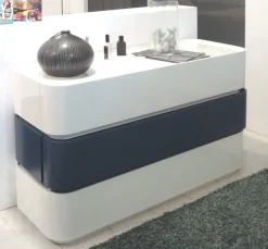 Comò Dedalo Pianca in laccato lucido a prezzo Outlet