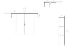 Comò e comodini Cmp_2043 Artigianale OFFERTA OUTLET