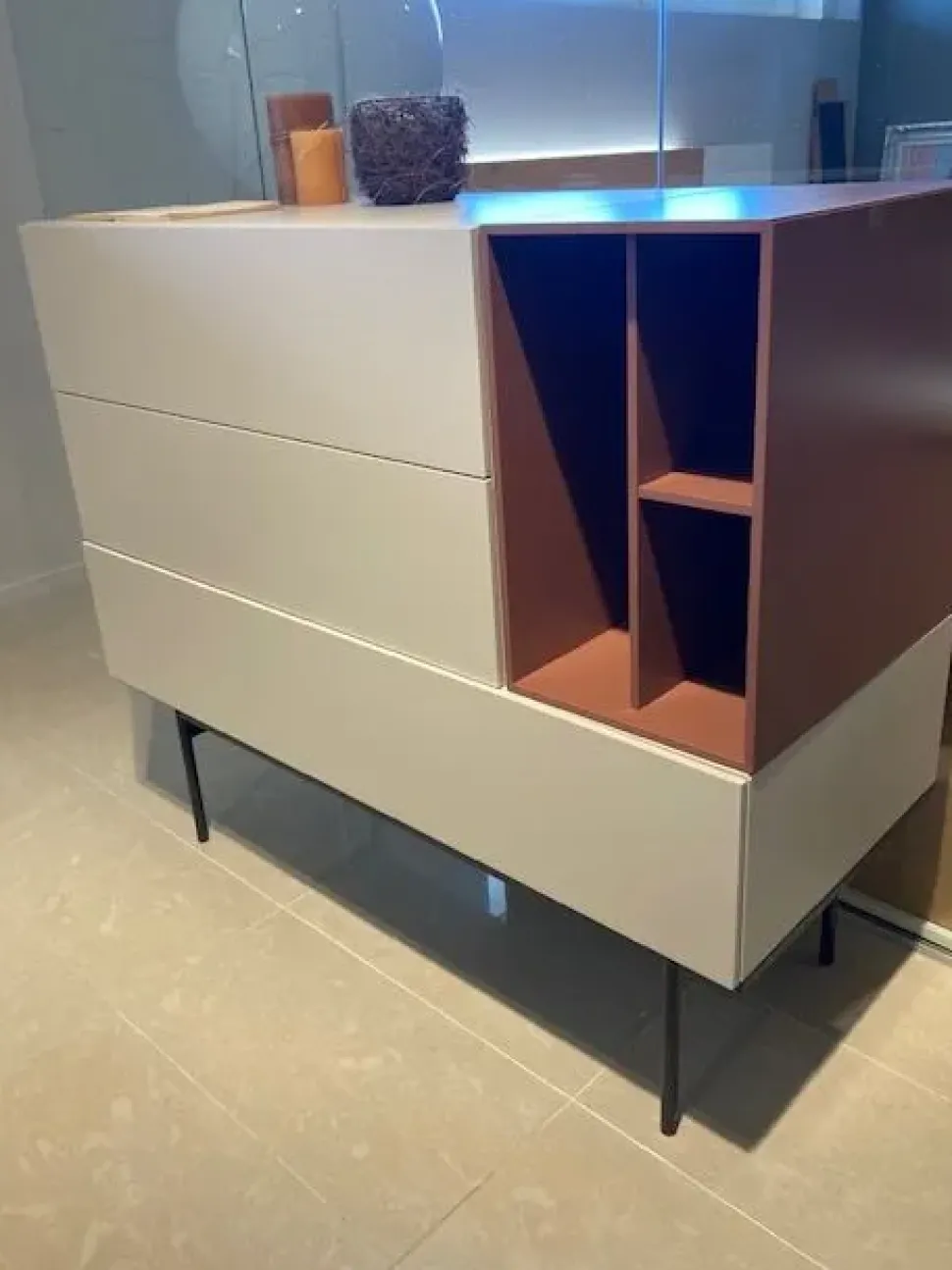 Comodino Brick Caccaro OFFERTA OUTLET