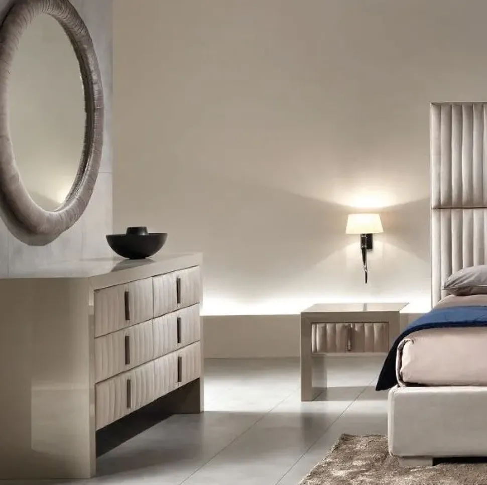 Comodino Como e comodini rivestiti di Md work scontato del 40%