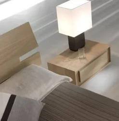 Comodino Comodino 1 cassetto rovere Domus artis scontato per una camera da letto design