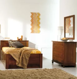 Comodino Falegnameria italiana modello Comò contadino f817 a prezzo scontato in legno