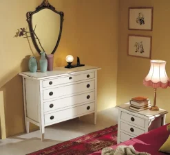 Comodino Falegnameria italiana modello Comò f803 a prezzo scontato in legno