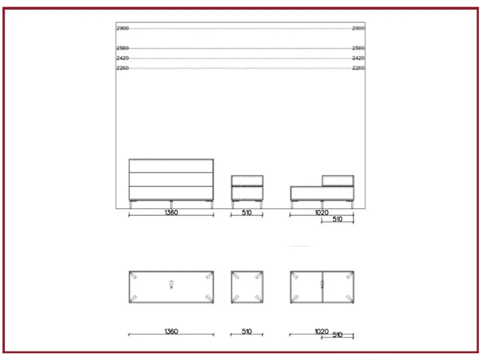 Comodino Giro giro di Novamobili a PREZZI OUTLET