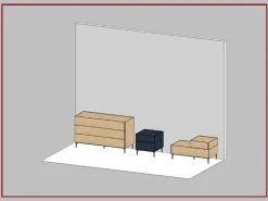 Comodino Giro giro di Novamobili a PREZZI OUTLET