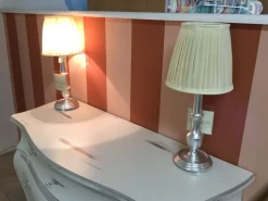 Comodino Giusti portos modello Laccato anticato a prezzo scontato in legno