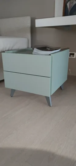 Comodino Golf 2 cassetti a marchio Colombini casa a prezzo riservato