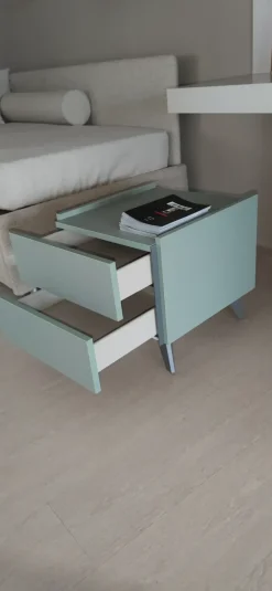 Comodino Golf 2 cassetti a marchio Colombini casa a prezzo riservato