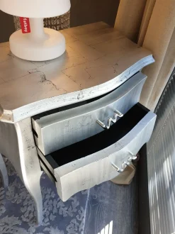 Comodino Milanomondo modello Argento antico a prezzo scontato in legno