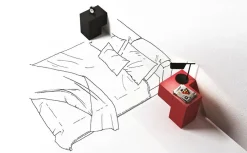 Comodino modello Formosa appoggiata a marchio Minotti italia a prezzi convenienti