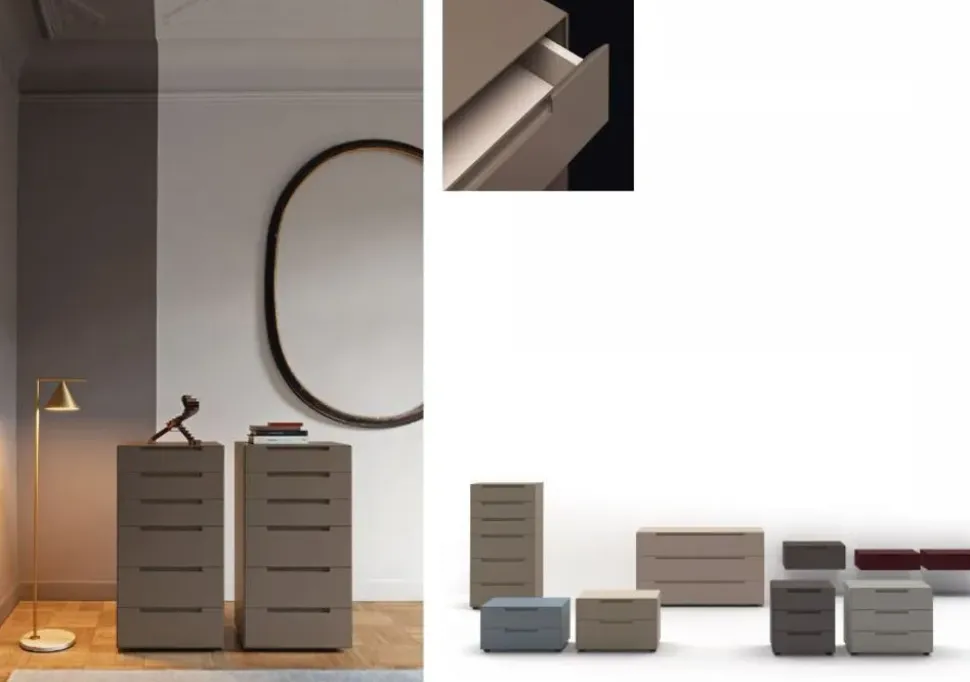 Comodino modello Iseo Sangiacomo a PREZZI OUTLET