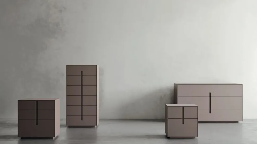 Comodino Orme Gruppo ilo a prezzo scontato in laccato opaco