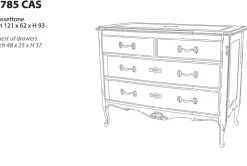 Comodino Savio firmino - gruppo Artigianale OFFERTA OUTLET