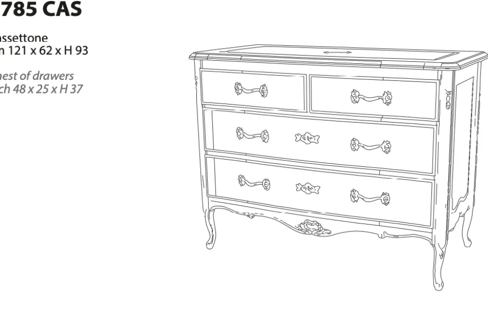 Comodino Savio firmino - gruppo Artigianale OFFERTA OUTLET