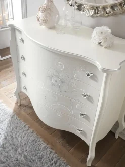 Comodino Trittico fiore Artigianale a prezzo scontato