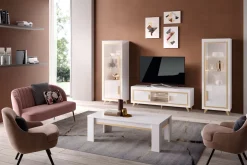 Composizione per il living modello Soggiorno gold comp.02 di Artigianale a prezzo scontato