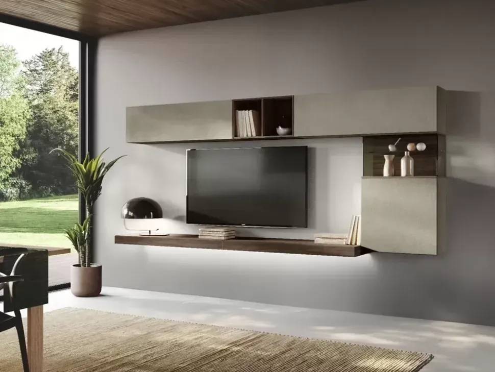 Composizione per il living modello Soggiorno 01 di Artigianale a prezzo Outlet