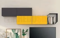 Composizione per il living modello Volo s309 di Colombini casa a prezzo scontato