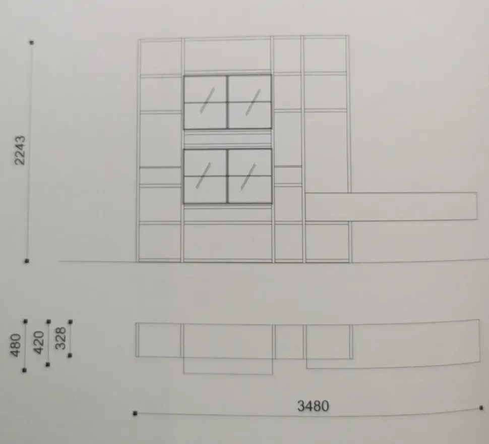 Composizione per il living modello Orme day 131 di Orme a prezzo Outlet