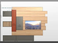 Composizione per il living modello Living di Orme a prezzo scontato