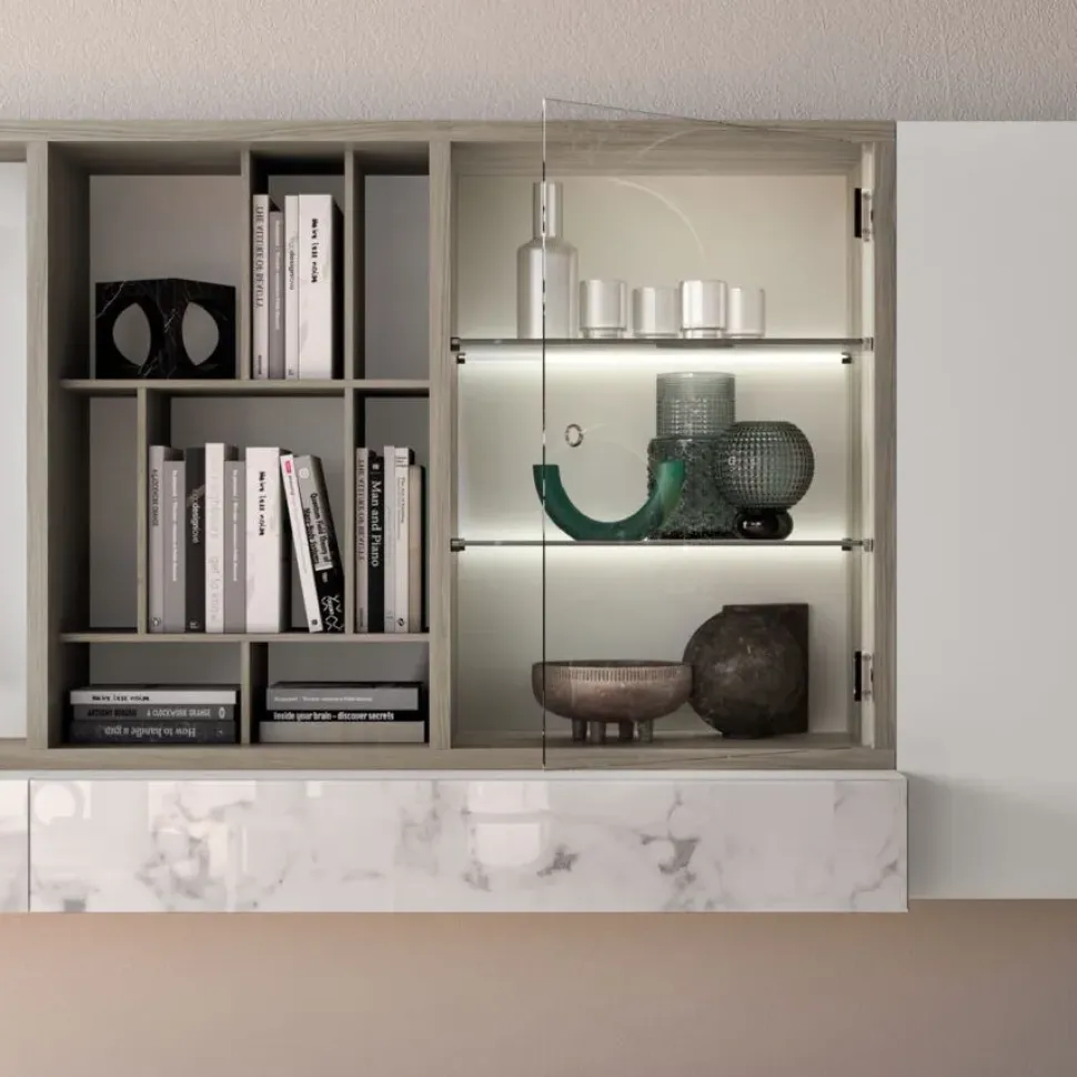 Composizione per il living modello Orme day 02 di Orme a prezzo Outlet