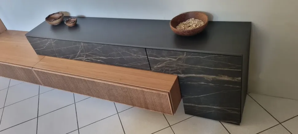 Composizione per il soggiorno modello Soggiorno mobilgam di Mobilgam a prezzo Outlet