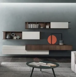 Composizione per il soggiorno modello Composizione 15 di Sangiacomo a prezzo Outlet