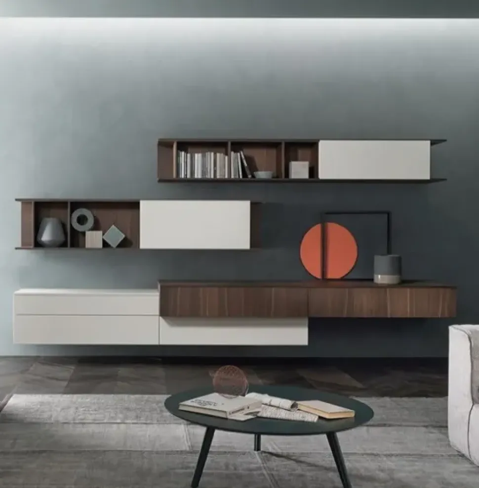 Composizione per il soggiorno modello Composizione 15 di Sangiacomo a prezzo Outlet