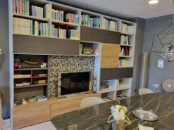 Composizione per la zona giorno modello Atlante di Tomasella in Offerta Outlet