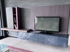 Composizione per la zona giorno modello Horizon di Mobilgam a prezzo scontato