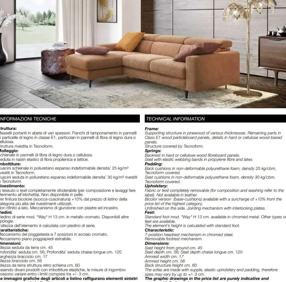 Con penisola Argo Le comfort in Tessuto a 1950€