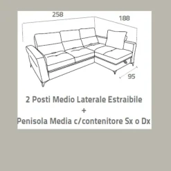 Con penisola Kant Artigianale a PREZZO OUTLET scontato del 28%