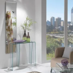 Consolle Consolle mod.ida in vetro curvo scontata del 30% Artigianale a prezzo ribassato 35%