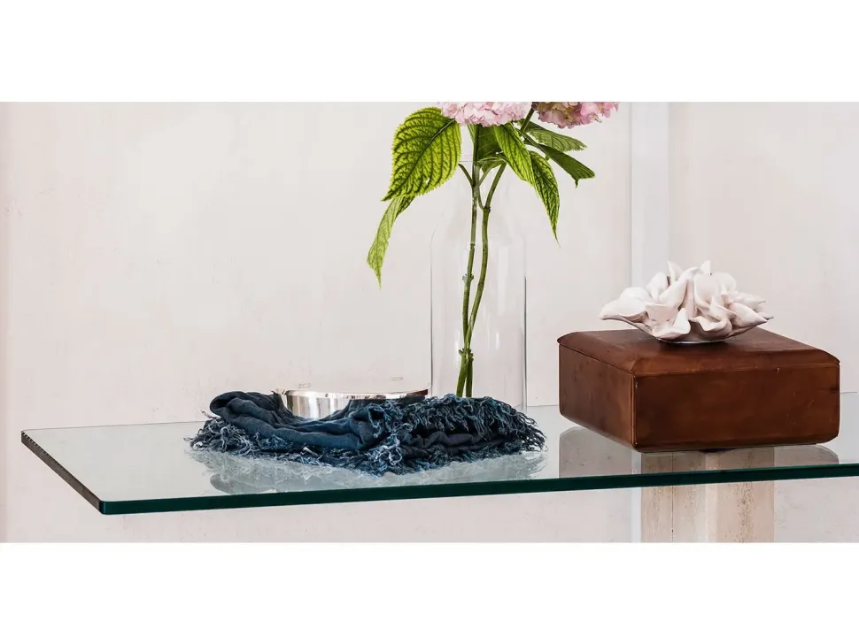 Consolle in stile Moderno in vetro Cattelan Diapason