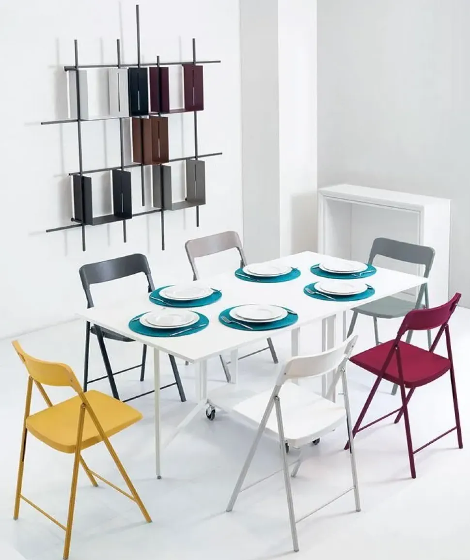 Consolle modello Archimede + 6 sedie Pezzani scontata del 10%